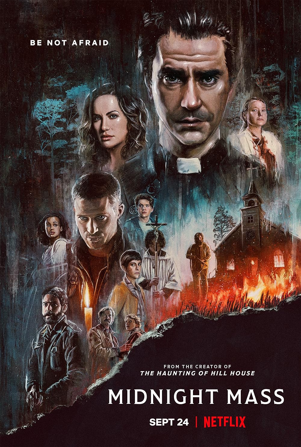 Midnight Mass (2021) S01 720p HDRip Complete Hindi Dubbed NF Series [3.1GB]