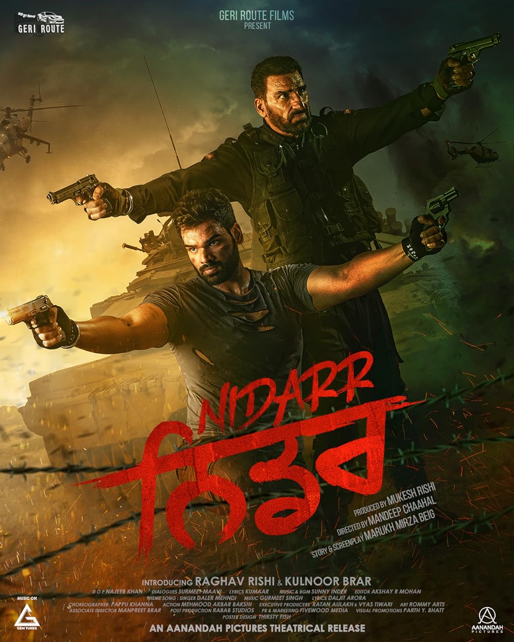 Download Nidarr (2023) 480p HDRip Full Punjabi Movie ESubs [400MB] Link